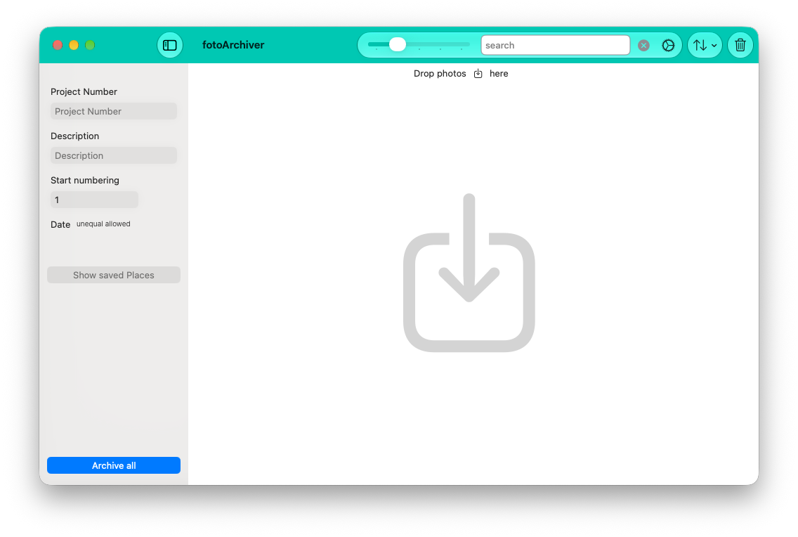 FotoArchiver4 Application Window